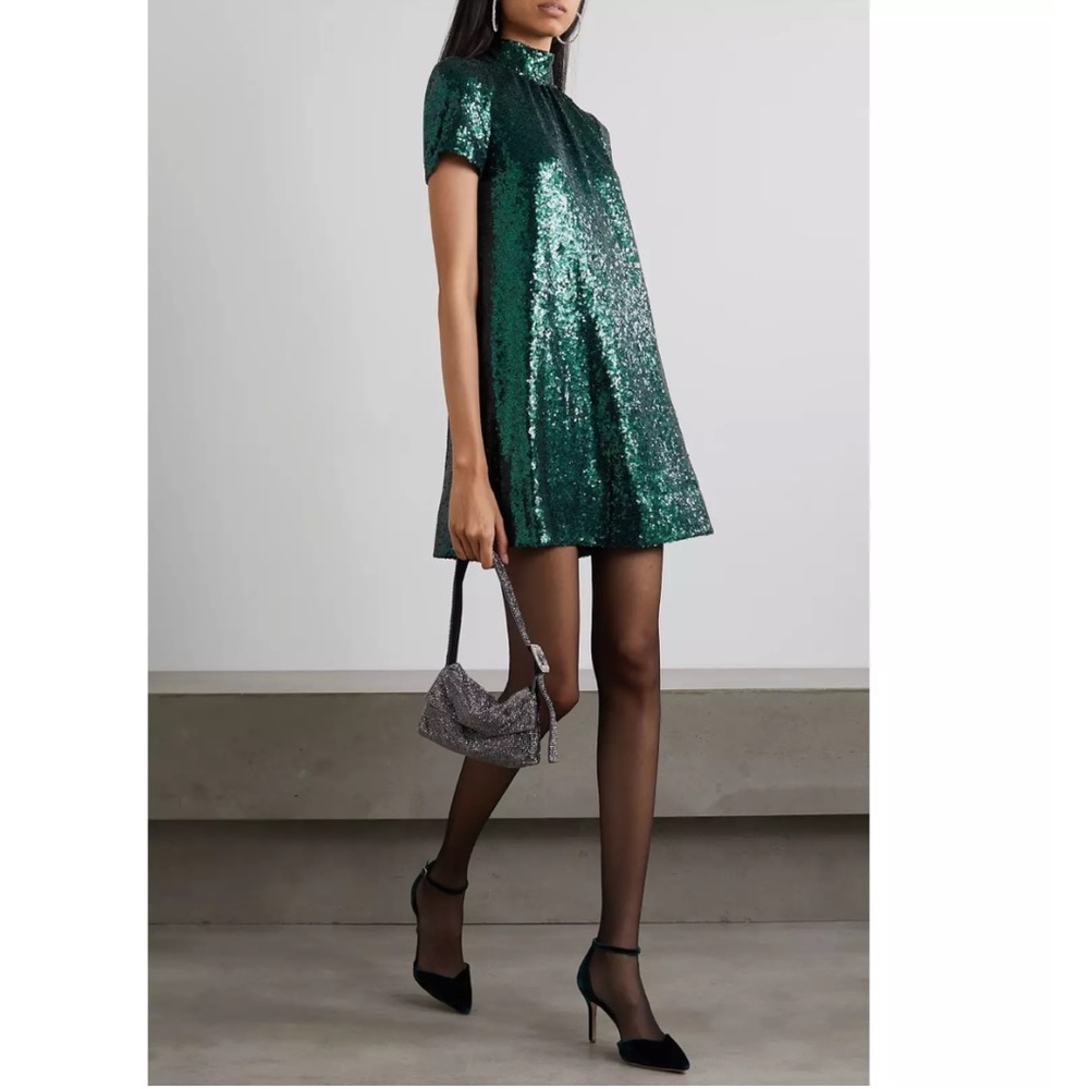 Staud Ilana sequin mini dress, size small